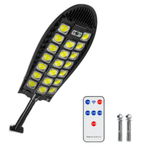 Lampa solară LED impermeabilă,  iluminare stradală, cu senzor de mișcare