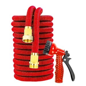 Furtun Extensibil Gradina 37m cu Aparat de Stropit Inclus- Material Premium Expandabil