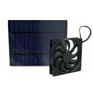 Mini Ventilator cu Panou Solar - Portabil, Ecologic, Silentios pentru Camping si Outdoor