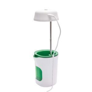 Ghiveci Inteligent cu Auto-Udare si Lumina LED pentru Plante de Interior