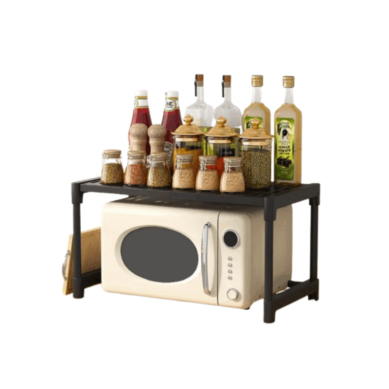 Raft organizator multifunctional pentru cuptorul cu microunde