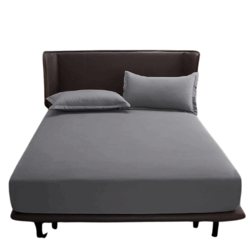 Husa protectie saltea impermeabila cu elastic 90 x 200 x 25 cm cu 1 fata perna 47 x 70 cm