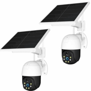 Set 1+1 Camera Supraveghere Solara 4G cu SIM, 5MP Full HD 1080p, Zoom 10X, Panou Solar 9W, IP66