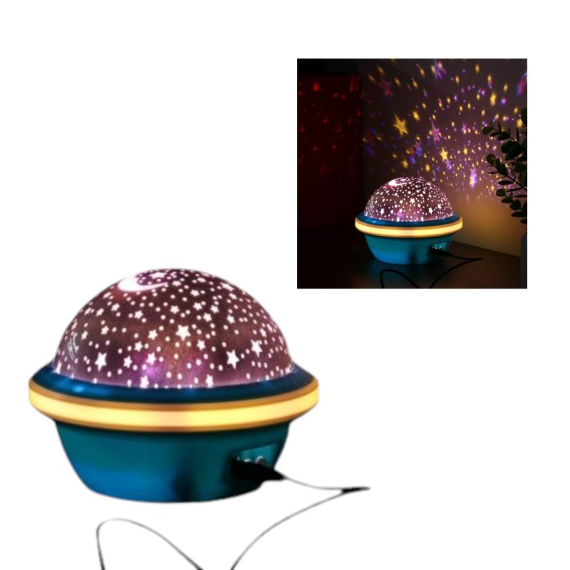 Lampa cu proiectie Luna si Stele