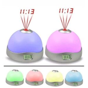 Ceas Digital cu Proiector LED Stele - Lampa de Veghe 2 in 1 pentru copii