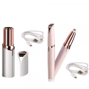 Set Epilator Facial si Sprancene cu Incarcare USB - Design Portabil cu LED