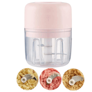 Tocator Electric Portabil Fara Fir - Mini Chopper pentru Usturoi, Legume, Carne si Nuci