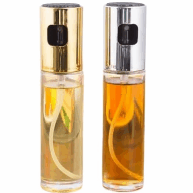 Set 2 x Pulverizator pentru ulei sau oțet - oțel inoxidabil, sticlă - 100 ml
