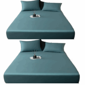 Set 2 Huse Protectie Saltea Impermeabile 180x200x25cm + 4 Fete Perna - Pachet 1+1