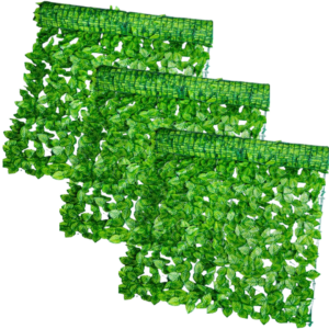 Pachet promo! Set 3 Panouri Gard Artificial 1x3m - Frunze Premium Interior/Exterior, Rezistent Intemperii