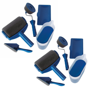 Pachet 1+1 Set Trafalet cu Rezervor si Accesorii pentru Vopsit - Rola, Spatula si Tava