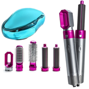 Pachet Beauty 2in1 Epilare Fara Durere cu Dispozitiv din Cristal + Perie Electrica Multifunctionala 5in1 cu Aer Cald 1000W