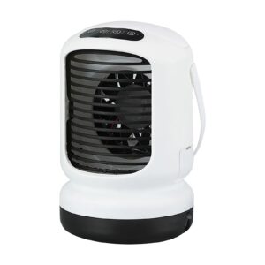 Racitor de aer portabil, cu lumina led, 6 viteze si alimentare USB, functie umidificare