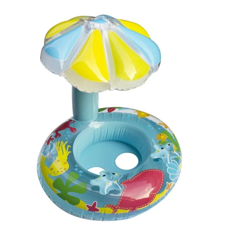 Colac pentru copii, cu Parasolar Tip Ciupercuta - Protectie si Distractie in Apa