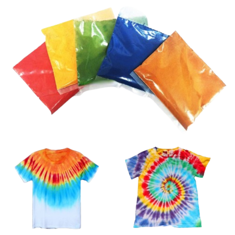 Set creativ pictura tricouri Tie-Dye 5 culori
