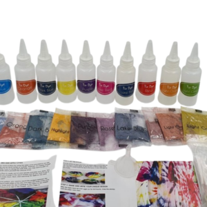 Set creativ pictura tricouri Tie-Dye 10 culori