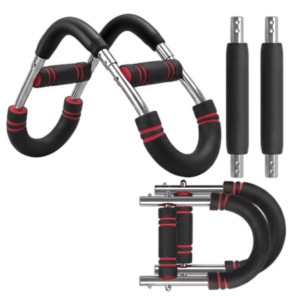 Aparat Multifunctional pentru Antrenament, Rezistenta Reglabila 110-132 lbs, Extensor Tip U, pentru Biceps, Triceps, Umeri, Spate si Coapse