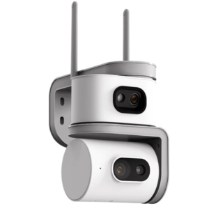 Camera de Supraveghere WiFi 8MP cu 2 Lentile, Rotire 360°, Viziune Nocturna, Audio Bidirectional, V380 Pro